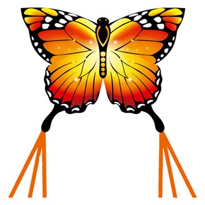 Cerf-volant papillon monofil enfant